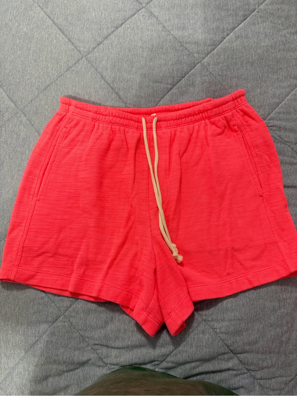 aerie Coral Pink Drawstring Athletic Shorts